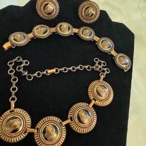 Copper Parure.